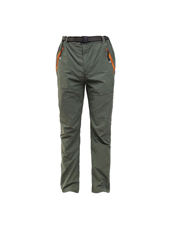 Womens Hiking Pants Women's Outdoor Sports Quick Dry Windproof and Rainproof Mountain Climbing Quick Dry Pants Ski Pants Women Waterproof Stretch Active Pants for Women Army Green M