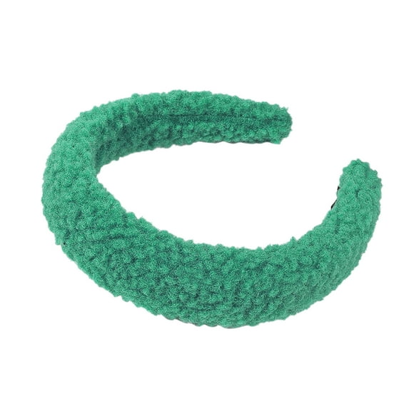 Charmgo Skincare Headband Clearance, Lambswool Fleece Headband Knotted Headband Hair Accessories Wash Headband Boho Headbands for Women, Headbands for Women A