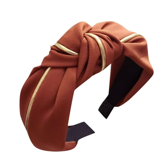 Charmgo Skincare Headband Clearance, Women's Headband Hairband Bow Knot Cross Tie Velvet Hair Band Accessories Knotted Headband for Women, Headbands for Women Red