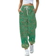 thumbnail image 1 of Charmgo Sweatpant On Sale Prime, Women's Bottom Sweatpants Wide Leg Joggers Workout High Waisted Yoga Pants with Pockets, Joggers for Women Green L, 1 of 5