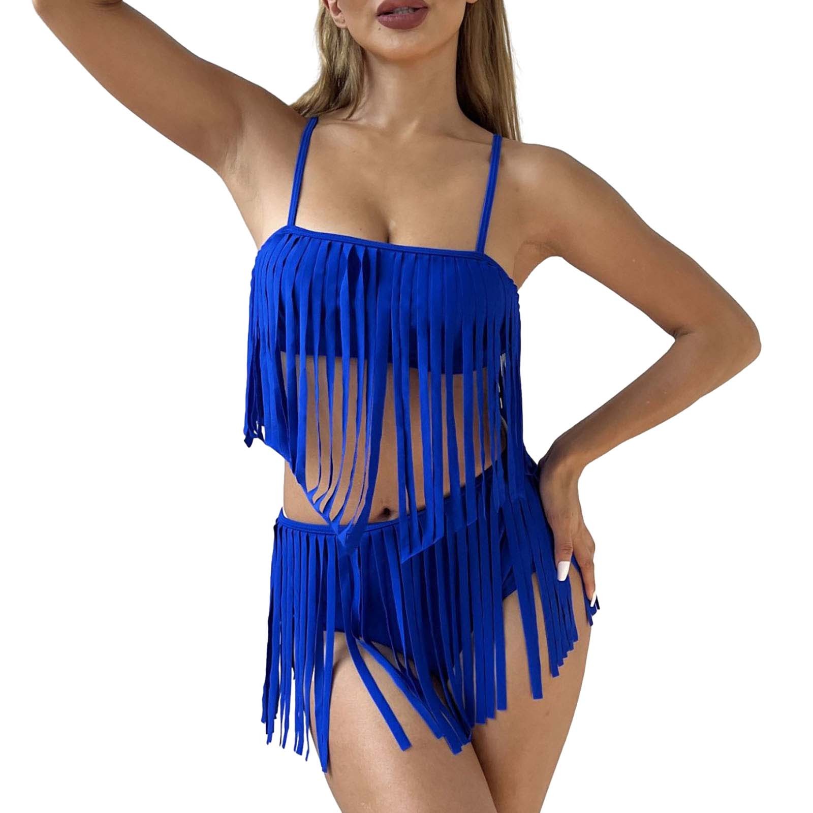 Charmgo Swim Suits for Women 2024 Clearance, Women's 2 Piece Solid
