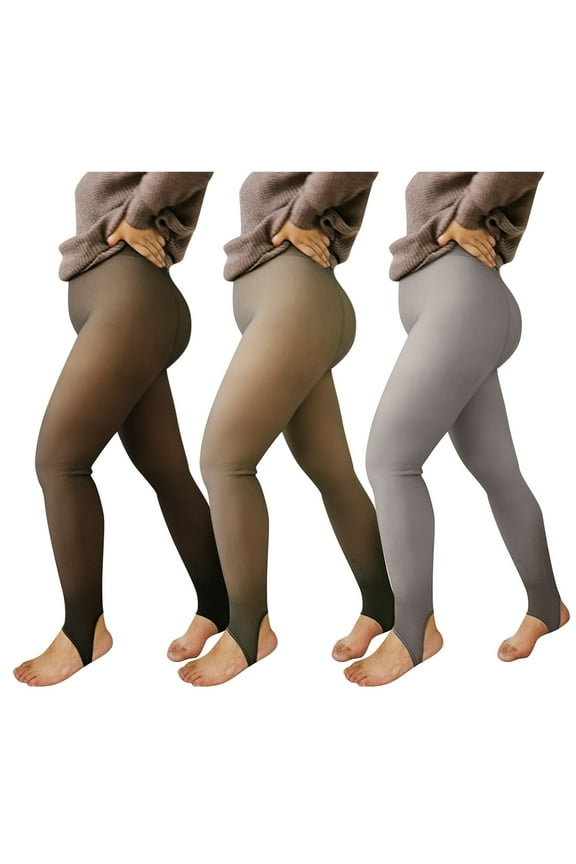 Tights for Women Clearance, Women's Fake Through Meat Bottoming Thigh High Stockings Pantyhose Plus Size Opaque Tights Compression Stockings for Women Coffee