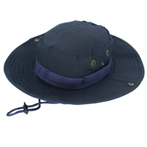 Charmgo Trucker Hat Clearance, Adjustable Cap Camouflage Boonie Hats Nepalese Cap Mens Fisherman Hat Bucket Hat Baseball Cap, Sun Hats for Women Navy