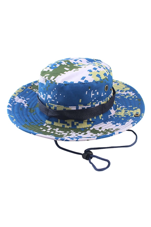 Trucker Hat Clearance, Adjustable Cap Camouflage Boonie Hats Nepalese Cap Mens Fisherman Hat Bucket Hat Baseball Cap, Sun Hats for Women Navy