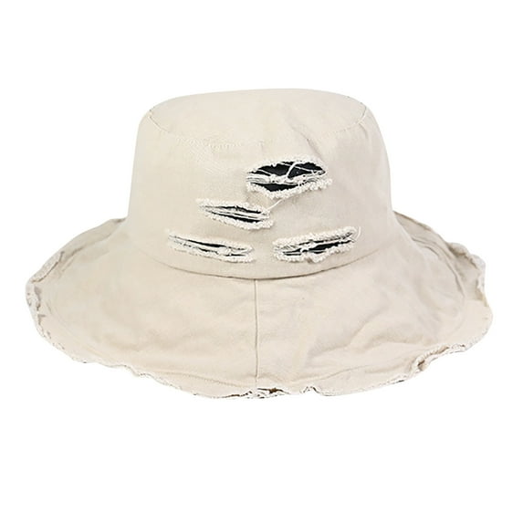 Charmgo Trucker Hat Clearance, Adult Fashion Print Sunshade Hat Fisherman's Hat Basin Hat Outdoor Bucket Hat Bucket Hat Baseball Cap, Sun Hats for Women Beige
