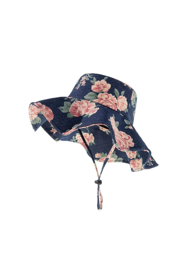 Trucker Hat Clearance, Baby Girl Sun Hat Outdoor Beach Hat with Wide Hats Ray Sun Protection Baby Floral Sun Hat Cap Bucket Hat Baseball Cap, Sun Hats for Women C