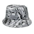 thumbnail image 1 of Charmgo Trucker Hat Clearance, Camouflage Womens Autumn and Winter Printed Fisherman Hat Mens All Match Travel Tie Dye Pot Hat Bucket Hat Baseball Cap, Sun Hats for Women Grey, 1 of 3
