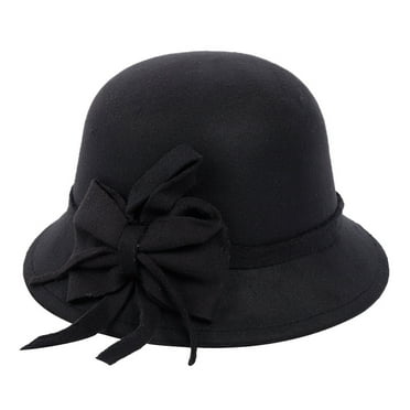 Charmgo Trucker Hat Clearance, Female Autumn Winter Fashion Casual Hat Dome British Top Hat Bucket Hat Baseball Cap, Sun Hats for Women Black