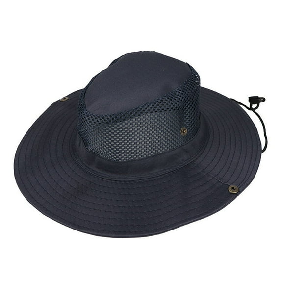 Charmgo Trucker Hat Clearance, Outdoor Solid Color Cap Fisherman Cap Fishing Cap Sun Visor Cap Mountaineering Cap Net Cap Bucket Hat Baseball Cap, Sun Hats for Women Navy