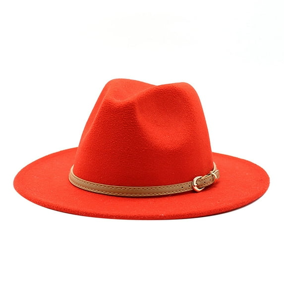 Charmgo Trucker Hat Clearance, Western Cowboy Hat for Women Classic Roll Up Buckle Belt Women Retro Wide Brim Cowboy Hat Bucket Hat Baseball Cap, Sun Hats for Women H