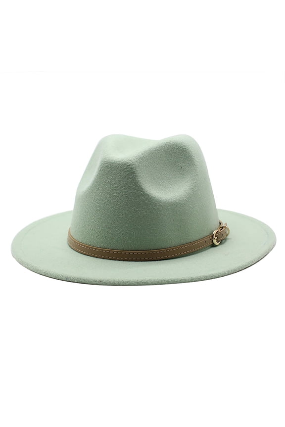 Trucker Hat Clearance, Western Cowboy Hat for Women Classic Roll Up Buckle Belt Women Retro Wide Brim Cowboy Hat Bucket Hat Baseball Cap, Sun Hats for Women Mint Green