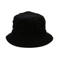 thumbnail image 1 of Charmgo Trucker Hat Clearance, Women's Knitted Bucket Hat Windproof Handwoven Fisherman's Hat Winter Coarse Yarn Basin Hat Bucket Hat Baseball Cap, Sun Hats for Women Black, 1 of 3