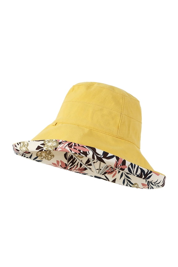 Trucker Hat Clearance, Womens Outdoor Solid Sun Hat Flower Printed Casual Elegant Sun Hat Bucket Hat Baseball Cap, Sun Hats for Women Yellow