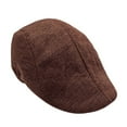thumbnail image 1 of Charmgo Visor Hats Clearance, Beret Visor Flat Sport Breathable Running Sunhat Men Mesh Casual Hat Summer Baseball Cap Baseball Cap Women Sun Hats for Women Brown One Size, 1 of 1