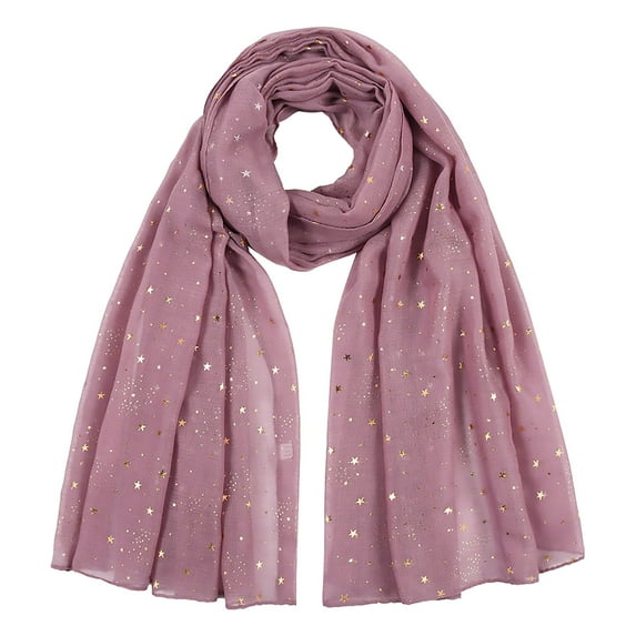 Charmgo Women Scarf Clearance, Womens Fashion Scarves Shawl Soft Lightweight Scarf Retro Flower Print Neck Shawl Wraps, Hair Scarf for Women Pink One Size