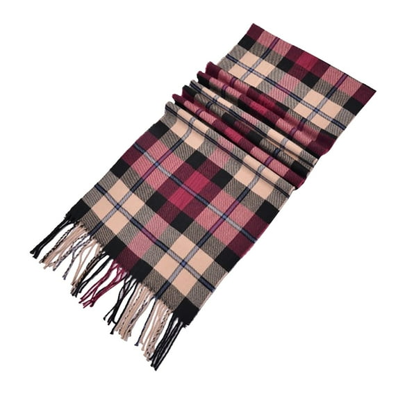 Charmgo Women Scarf Clearance, Wool Feel Scarf Warm Soft Lightweight Scottish Scotland Check Tartan Plaid Gift for Men Women Kids, Hair Scarf for Women Army Green One Size