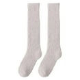 thumbnail image 1 of Charmgo Womens Plush Socks Women Fluffy Winter Socks Warm Knee High Socks Cosy Thermal Socks Fuzzy Socks for Christmas Multipack Long Socks for Women Fluffy Socks for Women Khaki, 1 of 9