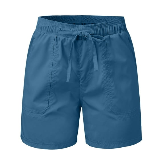 Charmgo Womens Shorts Clearance, Summer Outdoor Dry Water Athletic Hiking Quick Shorts Women Shorts Workout Pants Running Shorts for Women Shorts for Women Capri Pants for Women Blue