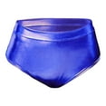 thumbnail image 1 of Charmgo Womens Shorts Clearance, Women High Waist Shorts Leather Metallic Solid Color High Gloss Women's Super Shorts Hot Pants Running Shorts for Women, Capri Pants for Women Dark Blue, 1 of 7