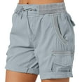thumbnail image 1 of Charmgo Womens Shorts Clearance, Women Summer Loose Cargo Shorts Hiking Shorts with Pockets Gym Shorts Women Running Shorts for Women Grey M, 1 of 5