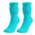 thumbnail image 1 of Charmgo Womens Slouch Socks Medium High Tube Boot Socks Fashion and Versatile Socks Men and Women Scrunch Socks Cozy Socks for Women Slouchy Socks for Women Light Blue, 1 of 3