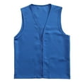 thumbnail image 1 of Charmgo Work Vest, Adult Activity Vest Supermarket Vests Clerk Workwear Work Vest, Volunteer Vest Blue S, 1 of 4