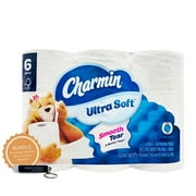 Charmin 2-Ply Ultra Soft Bathroom Tissue - Smooth Tear Toilet Paper - FSC - 6 Rolls