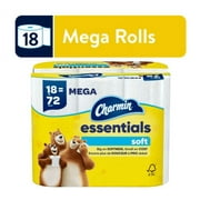 Charmin Essentials Soft Toilet Paper, 18 Mega Roll