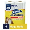 thumbnail image 1 of Charmin Essentials Strong Toilet Paper 6 Mega Rolls, 429 Sheets Per Roll, 1 of 11