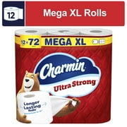 Charmin Toilet Paper Ultra Strong, 12 Mega XL Rolls