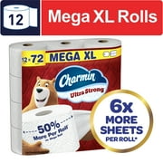 Charmin Toilet Paper Ultra Strong, 12 Mega XL Rolls