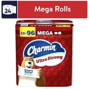 Charmin Toilet Paper Ultra Strong, 24 Mega Rolls