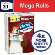 Charmin Toilet Paper Ultra Strong, 30 Mega Rolls