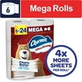 thumbnail image 1 of Charmin Ultra Strong Toilet Paper 6 Mega Rolls, 220 Sheets Per Roll, 1 of 12