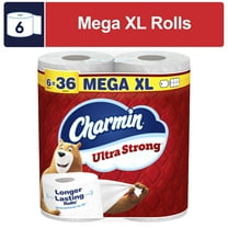 Charmin Toilet Paper Ultra Strong , 6 Mega XL Rolls