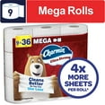 thumbnail image 1 of Charmin Ultra Strong Toilet Paper 9 Mega Rolls, 220 Sheets Per Roll, 1 of 12