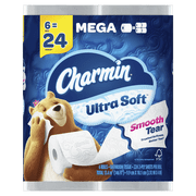 Charmin ULTRA SOFT Toilet Tissue Dry 2 Ply Unscented 2 Pack
