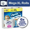 thumbnail image 1 of Charmin Toilet Paper Ultra Soft, 12 Mega XL Rolls, 1 of 16
