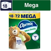 Charmin Ultra Gentle Toilet Paper, 18 Mega Rolls, 231 Sheets Per Roll