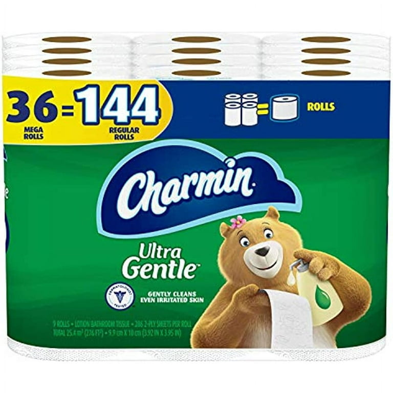 Charmin Ultra Gentle Mega Rolls Toilet Paper Tissue, 6 rolls - King Soopers