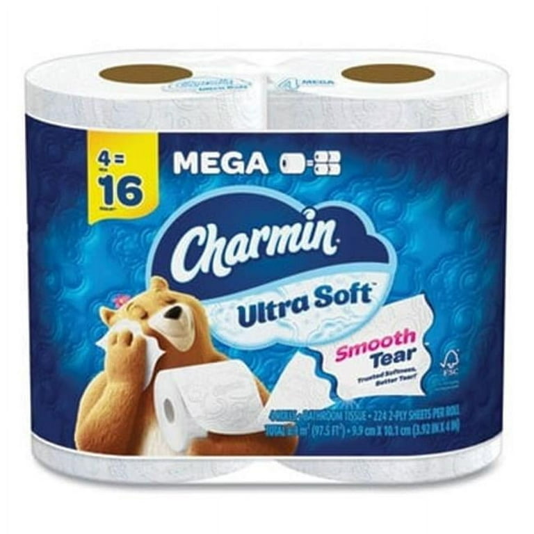 Ultra Soft Bathroom Tissue, Septic Safe, 2-Ply, White, 224 Sheets/Roll, 4 Rolls/Pack Ultra Soft Bathroom Tissue, Septic Safe, 2-Ply, White, 224 Sheets/Roll, 4 Rolls/Pack