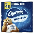 thumbnail image 1 of Charmin Ultra Soft Toilet Paper, 12 Mega Rolls, 1 of 15