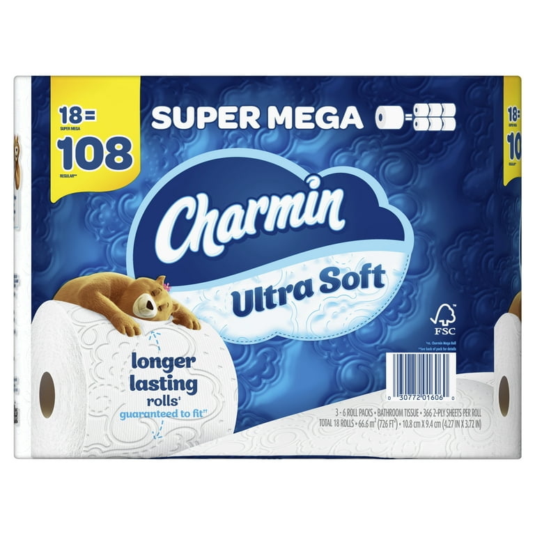 Charmin ultra soft toilet on sale paper mega rolls