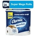 Charmin Ultra Soft Extra Bulk Toilet Paper, 24 Super Mega Rolls