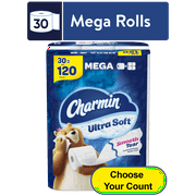 Charmin Ultra Soft Toilet Paper 30 Mega Rolls, 224 Sheets per Roll