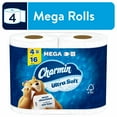 thumbnail image 1 of Charmin Ultra Soft Toilet Paper, 4 Mega Rolls, 1 of 16