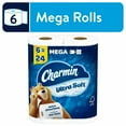 thumbnail image 1 of Charmin Ultra Soft Toilet Paper 6 Mega Rolls, 1 of 9
