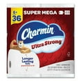 thumbnail image 1 of Charmin Ultra Strong Bathroom Tissue, Super Mega Rolls, Septic Safe, 2-Ply, White, 363 Sheet Roll, 6 Rolls/Pack, 3 Packs/Carton, 1 of 4