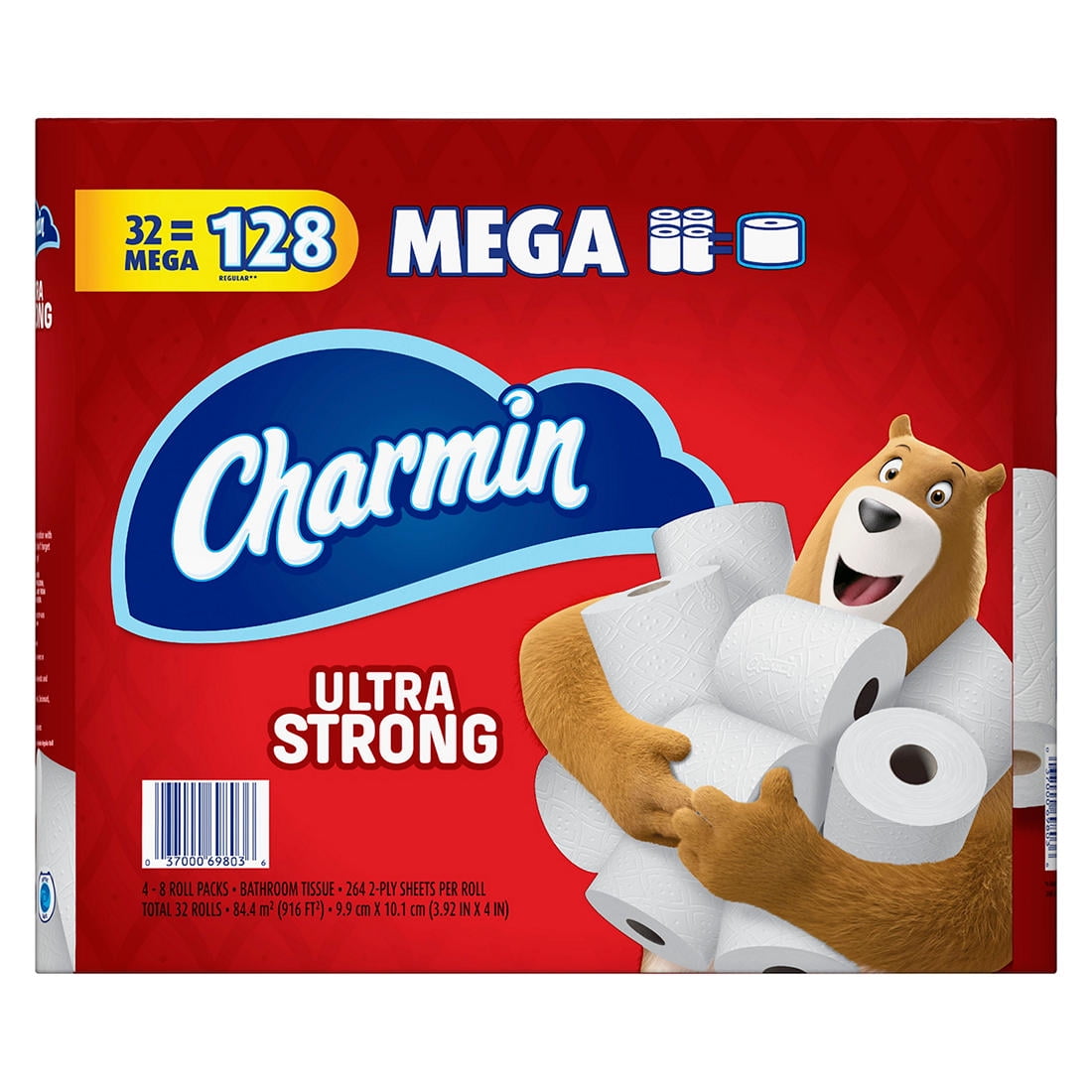 Charmin Ultra Strong Mega Roll Toilet Paper, 32 ct. - Walmart.com