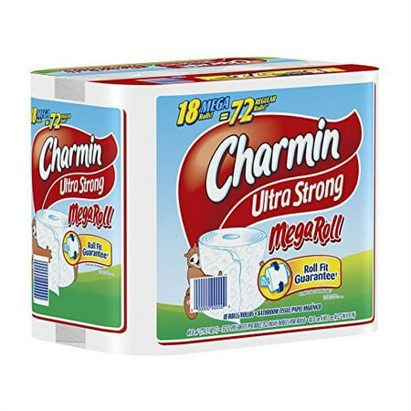 Charmin Ultra Strong, Mega Rolls, 6 Count Pack (Pack of 3) 18 Total Rolls [Amazon Frustration-Free Packaging]